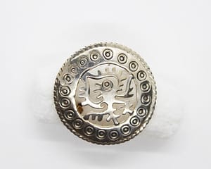 Vintage Taxco Signed 925 Sterling Silver Spider Monkey Ozomatli Brooch by artisan P Lugo at whisperingcityrva.com