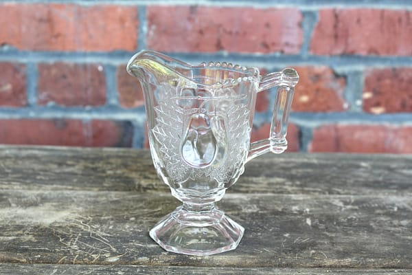 Vintage Jeannette Baltimore Pear Footed Creamer | Whispering City RVA