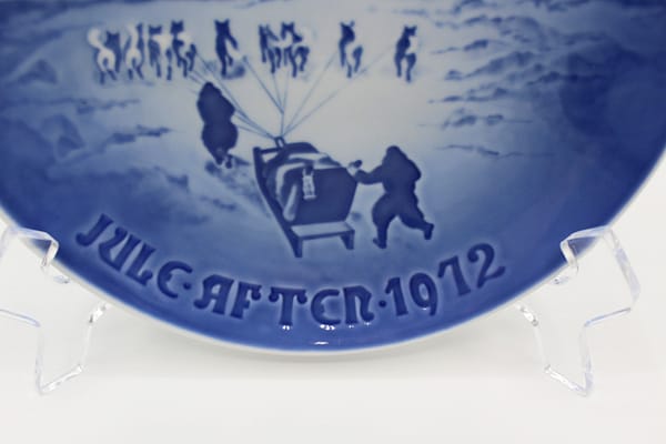 1972 B&G Bing & Grondahl Christmas in Greenland Collectors Plate | Whispering City RVA