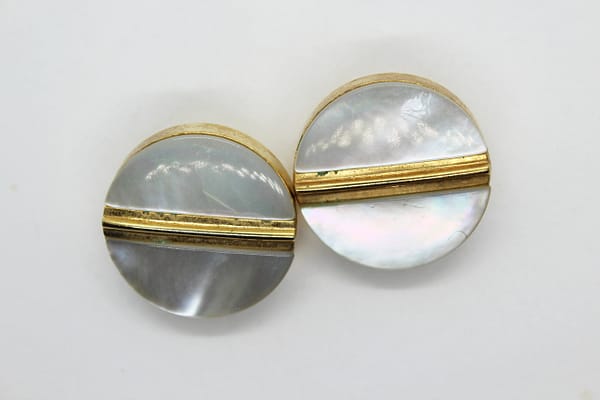 Vintage Secondo Stefano Pavese Mother of Pearl Buttons – Set of 2 | Whispering City RVA