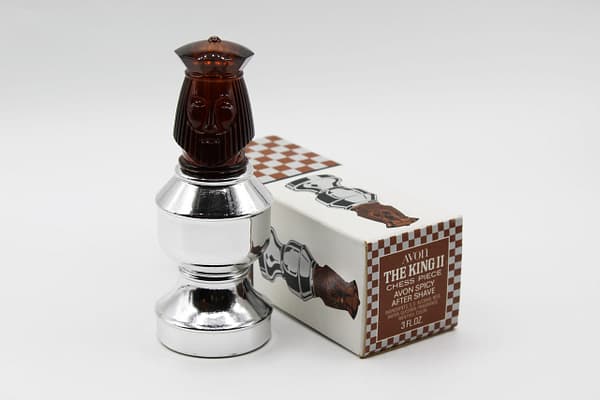 Vintage Avon The King II Chess Piece After Shave Decanter Bottle | Whispering City RVA