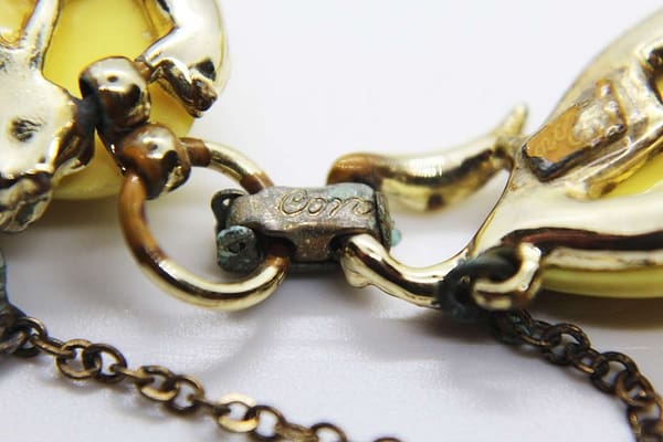 Coro Signed MCM Retro Lucite Jewelry Set - Necklace, Bracelet, Earrings at whisperingcityrva.com