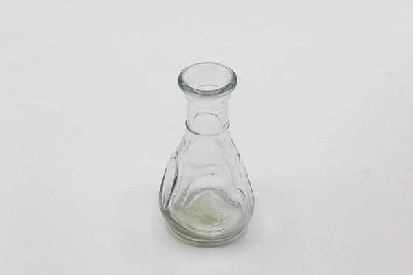 1950s Libbey Glass Small Clear 3.5" Thumb Print Collectible Bottle Bud Vase at whisperingcityrva.com