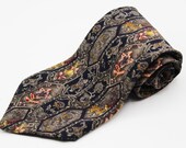 Metropolitan Museum of Art 100% Imported Silk Traditional Mens Necktie Tie - 59 3/8" L x 4" W - Vintage, Artsy, Artistic, Classy, Elegant